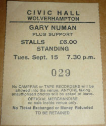 Wolverhampton Ticket 1987